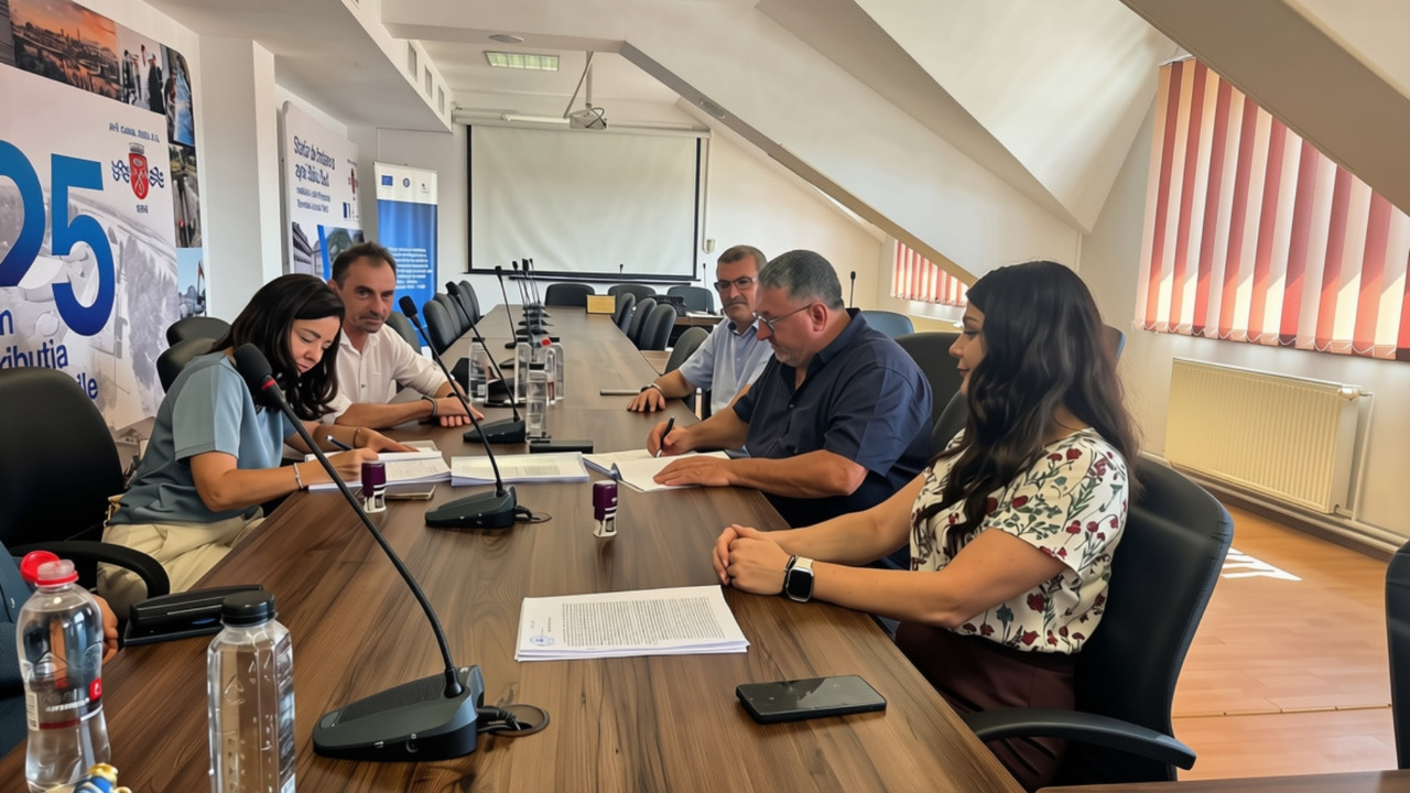 Semnarea contractului pentru proiectul S.E.A.U. Mohu